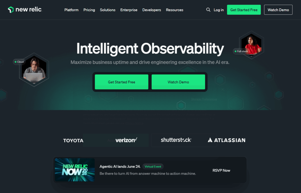 Narzędzie New Relic.