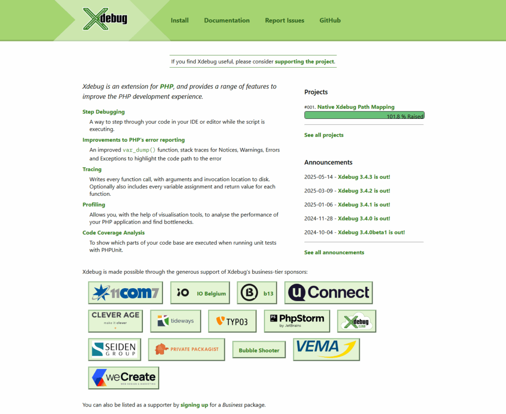 Narzędzie Xdebug.