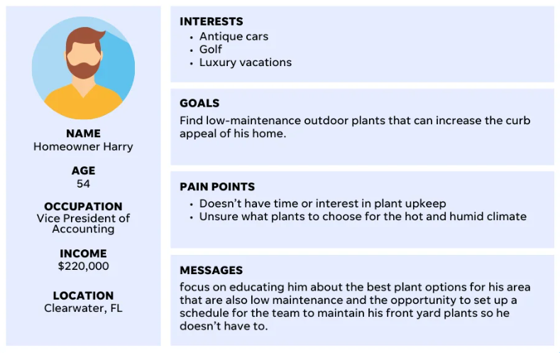 Wstępnie ustalona buyer persona.