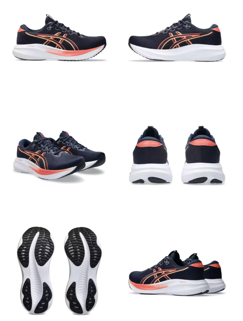 Zdjęcia produktowe butów Decathlon z każdej perspektywy.